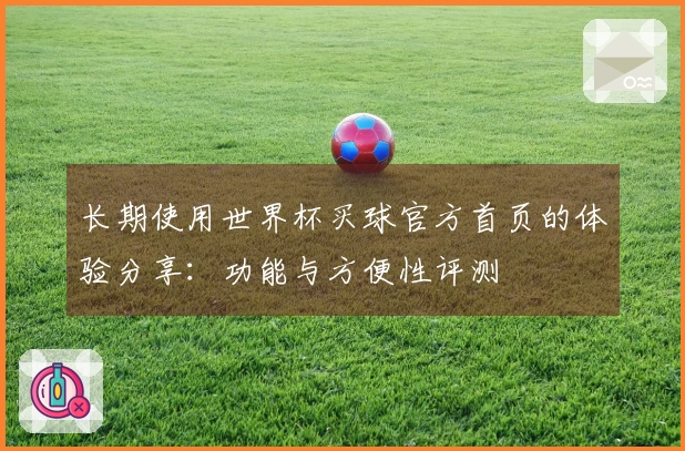 长期使用世界杯买球官方首页的体验分享：功能与方便性评测